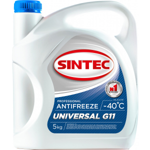 Антифриз Sintec Universal -40°C G-11 5 кг Синій (800522) в Чернівцях