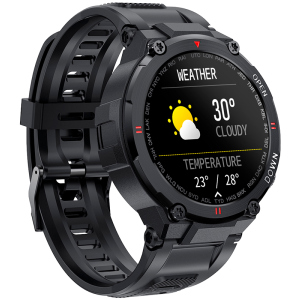 Смарт-годинник Gelius Pro G-WATCH GP-SW008 Bluetooth Call IPX7 Black (2099900873041) краща модель в Чернівцях