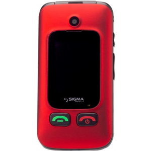 Мобильный телефон Sigma mobile Comfort 50 Shell Dual Sim Black/Red лучшая модель в Черновцах