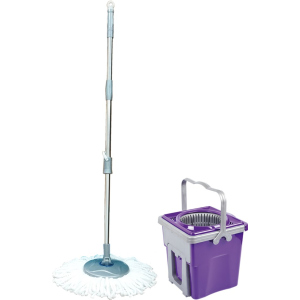 купити Набір для збирання Planet Spin Mop Telescopic 9 л Пурпурний (6847kmd)