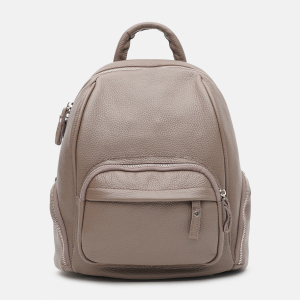 Женский кожаный рюкзак Palmera 10l976taupe Коричневый (ROZ6400201887) надежный