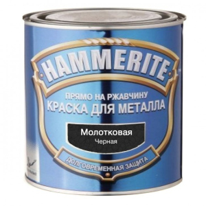 Фарба для металу Hammerite Akzo Nobel чорна молоткова 2.5 л. краща модель в Чернівцях