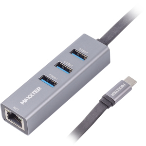 купити Адаптер Maxxter USB на Gigabit Ethernet (NECH-3P-02)