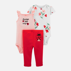 Комплект (боди 2 шт + леггинсы) Carters 1K443210 80 см 600 R Red (194135099296) ТОП в Черновцах