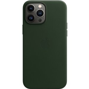 Apple MagSafe Leather Case для Apple iPhone 13 Pro Max Sequoia Green (MM1Q3ZE/A) в Чернівцях