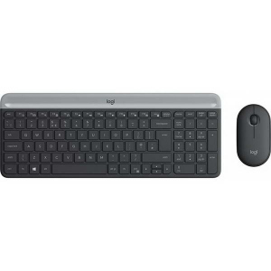 Комплект (клавіатура, миша) Logitech MK470 Wireless Slim Graphite (920-009206) в Чернівцях