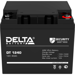 Акумуляторна батарея Delta DT 1240 12V 40Ah AGM ТОП в Чернівцях
