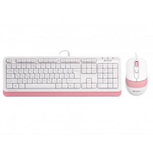 Комплект (Клавіатура Миша) A4Tech F1010 Pink ТОП в Чернівцях