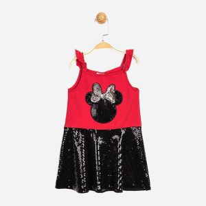 Сарафан Disney Minnie Mouse MN15539 92 см Червоний із чорним (8691109789648) краща модель в Чернівцях