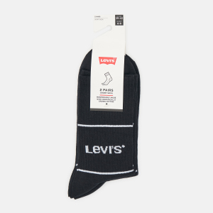 Набор носков Levi's 701210567-008 39-42 2 пары Black (8720245185622)