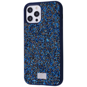 Чохол з камінням та блискітками Bling World Grainy Diamonds (TPU) iPhone 11 Pro navy Синій