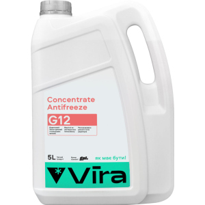 купити Рідина охолоджувальна Vira Concentrate Antifreeze G12 червона 5 л (VI3001)