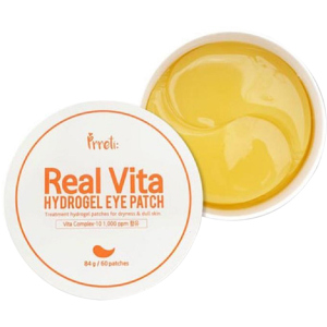 Гідрогелеві патчі для очей Prreti Real Vita Hydrogel Eye Patch з вітаміном С 60 шт (8809541199240) краща модель в Чернівцях