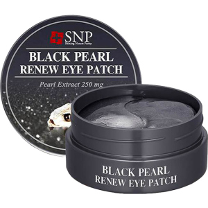 Гідрогелеві патчі SNP Black Pearl Renew Eye Patch із перловою пудрою 60 шт (8809458843977) краща модель в Чернівцях