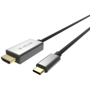 Кабель Ailink Gold Connectors USB-C на HDMI 4K 60Hz (AI-С4В) ТОП в Черновцах