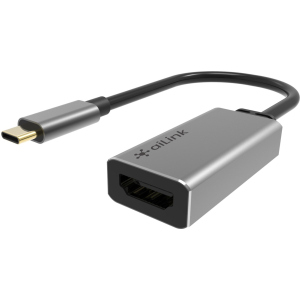 Переходник адаптер Ailink Aluminium Connector USB-C на HDMI 4K 60Hz (AI-H2B) в Черновцах