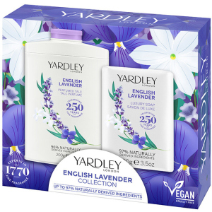 Набор Yardley Тальк English Lavender 200 г + Мыло English Lavender 100 г (5056179303652) лучшая модель в Черновцах