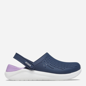 хорошая модель Сабо Crocs LiteRide Clog 204592-4SP-M6/W8 38 24.6 см Navy/Orchid (191448789319)