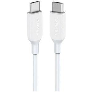 Кабель Anker Powerline III USB-C to USB-C 0.9 м White (A8852H21)