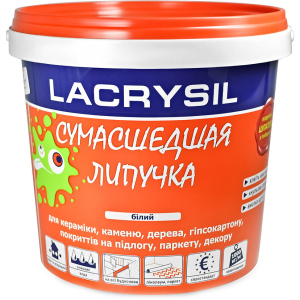 Клей монтажний акриловий Lacrysil Божевільна липучка 3 кг Білий (171264)