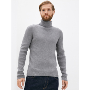 Гольф Calvin Klein Jeans Micro Branding Rib Roll Neck J30J318815-P2D L Mid Grey Heather (8719854530015) рейтинг