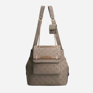 Жіночий рюкзак Guess Bea Backpack HWVS8132320-TAU Сірий (8000702444250) ТОП в Чернівцях