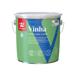 Краска антисептическая TIKKURILA VINHA для деревянных фасадов, VVA-белая, 2,7л