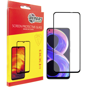 Захисне скло DENGOS для Realme 8 Pro Black (TGFG-198)