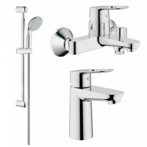 Комплект смесителей для ванной GROHE BauLoop S-Size хром латунь 123214S в Черновцах