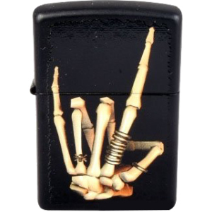 Запальничка Zippo Heavy Metal Salute Black Matte (28438) надійний