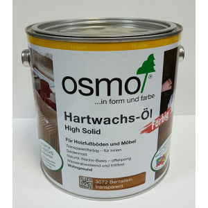 Масло с твердым воском цветное прозрачное OSMO HARTWACHS-ÖL Farbig 3072 - (янтарь) 2.5 л.