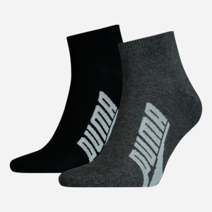 Набор носков Puma Unisex BWT Lifestyle Quarter Socks 2 pack 90795301 35/38 2 пары Black/White (8720245031127) ТОП в Черновцах