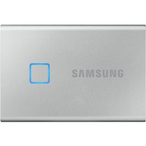 Samsung Portable SSD T7 TOUCH 2TB USB 3.2 Type-C (MU-PC2T0S/WW) External Silver в Чернівцях