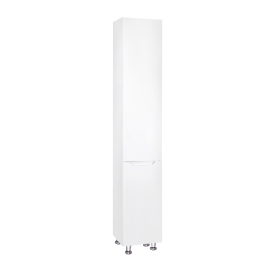 Пенал підлоговий Qtap Scorpio 350х1900х300 White з кошиком для білизни QT1475PN1901KRW в Чернівцях