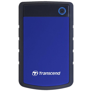 HDD накопичувач Transcend StoreJet 25H3 2TB (TS2TSJ25H3B) USB 3.0 Blue (TS2TSJ25H3B) ТОП в Черновцах