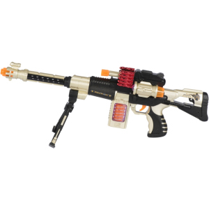 Іграшкова гвинтівка Same Toy Sharp Shooter снайперська на підставці зі світловими та звуковими ефектами (DF-14218BUt) (2340000003846) в Чернівцях