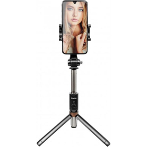 Трипод Dispho WS-18002 Selfie Stick Tripod Bluetooth Black (DSP-WS18002) ТОП в Чернівцях