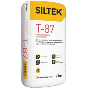 Суміш для систем теплоізоляції Siltek T-87 25кг в Чернівцях