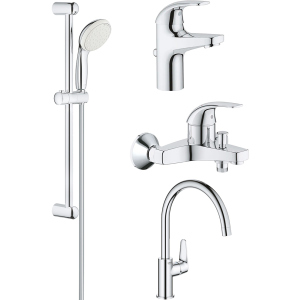 Набір змішувачів GROHE Start Curve 126748К (23805000+23768000+27598001+31554001) в Чернівцях