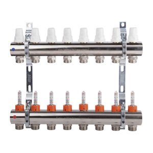 Колектор Icma 1"8 виходів, з витратоміром №K013 надійний