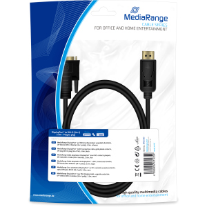 Кабель MediaRange DisplayPort to DVI-D 2 м (MRCS199) в Черновцах