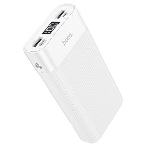 Портативний зарядний пристрій Power Bank Hoco J85 Wellspring 20000 mAh Білий ТОП в Чернівцях