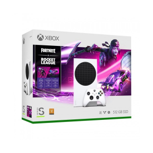 Стаціонарна ігрова приставка Microsoft Xbox Series S 512 GB + Fortnite + Rocket League Bundle (RRS-00034) ТОП в Чернівцях