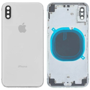 купити Кришка ззаду iPhone X з рамкою Silver