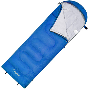 Спальний мішок KingCamp Oasis 250XL Left Blue (KS3222_BLUE_L) краща модель в Чернівцях