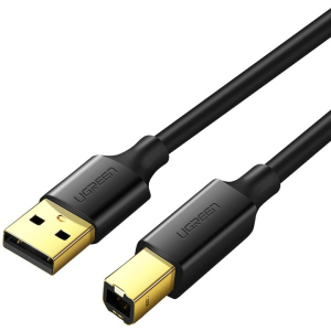 Кабель синхронизации Ugreen US135 USB-A 2.0 - USB-B 2.0 Cable 3 м Black (90402009)