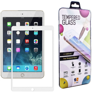 Захисне скло Drobak Full Cover для Apple iPad 10.2" A2197 2019 White (222254)