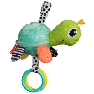 Іграшка м'яка навісна Infantino з прорізувачем Черепаха (3021105164784) краща модель в Чернівцях