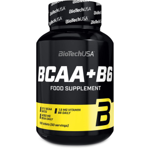 Амінокислоти Biotech BCAA+b6 100 таблеток ТОП в Чернівцях