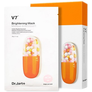 Маска, що освітлює, з вітамінним комплексом Dr.Jart+ V7 Brightening Mask 30 г x 5 шт (8809535809162) ТОП в Чернівцях